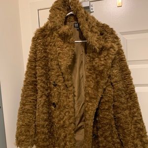 zara fuzzy coat